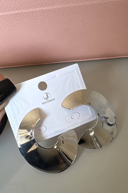 Brinco Meia Lua Prata