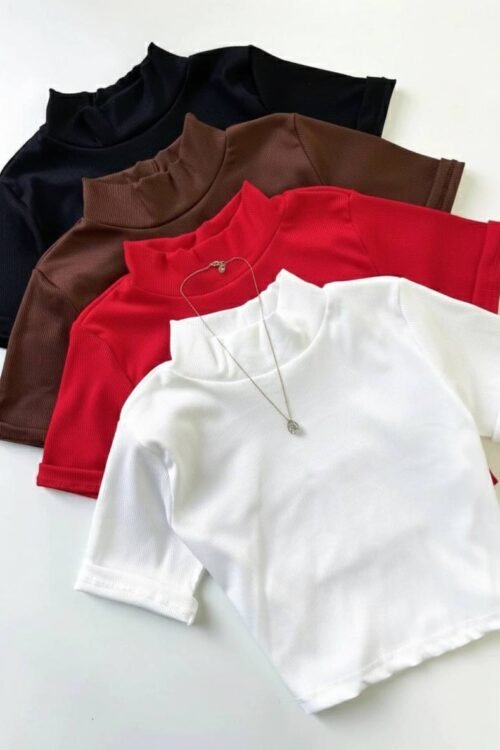 Cropped Suplex Manga Curta Gola Denize