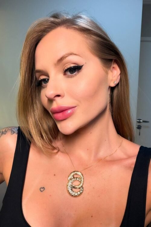 Colar Dourado Círculos