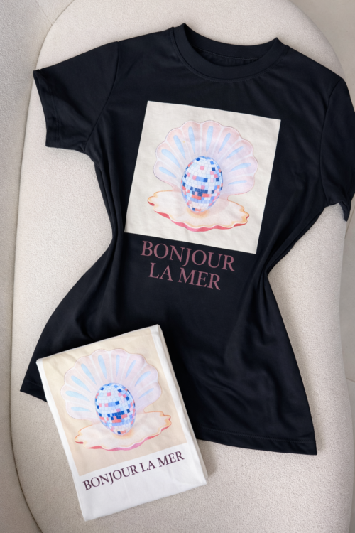 T-shirt Algodão Bonjour