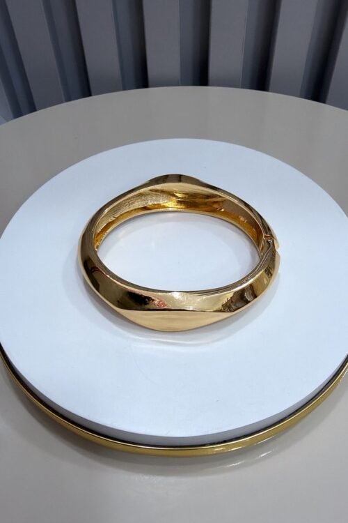 Bracelete Dourado Waves