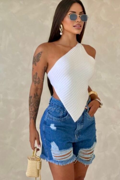 Blusa Lenço Tricot Bali