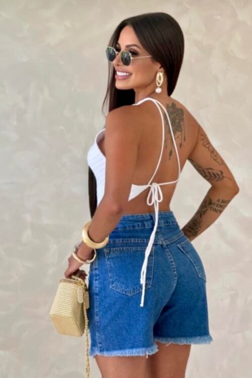 Blusa Lenço Tricot Bali