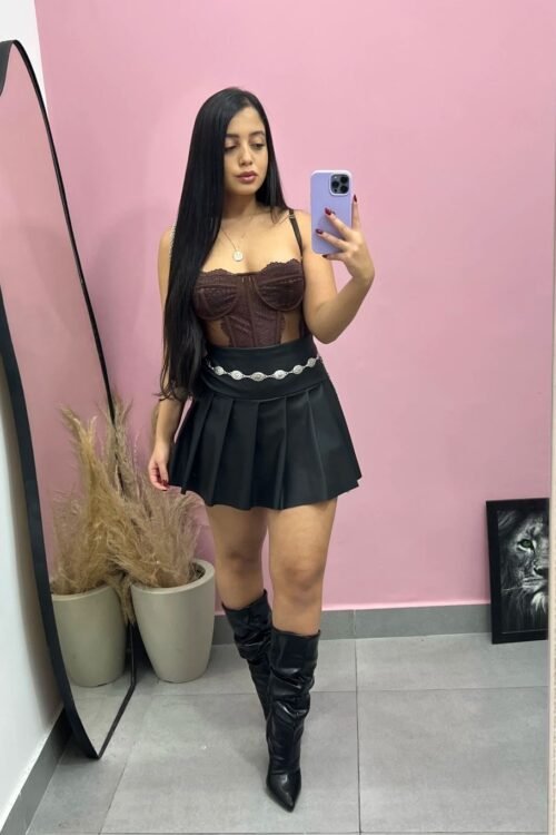 Saia/shorts Colegial Courino