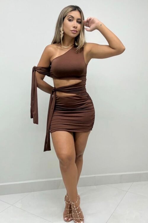 Vestido Amarrações Mia