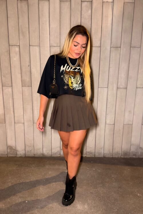 T-shirts Cropped Muzzy Metalizado