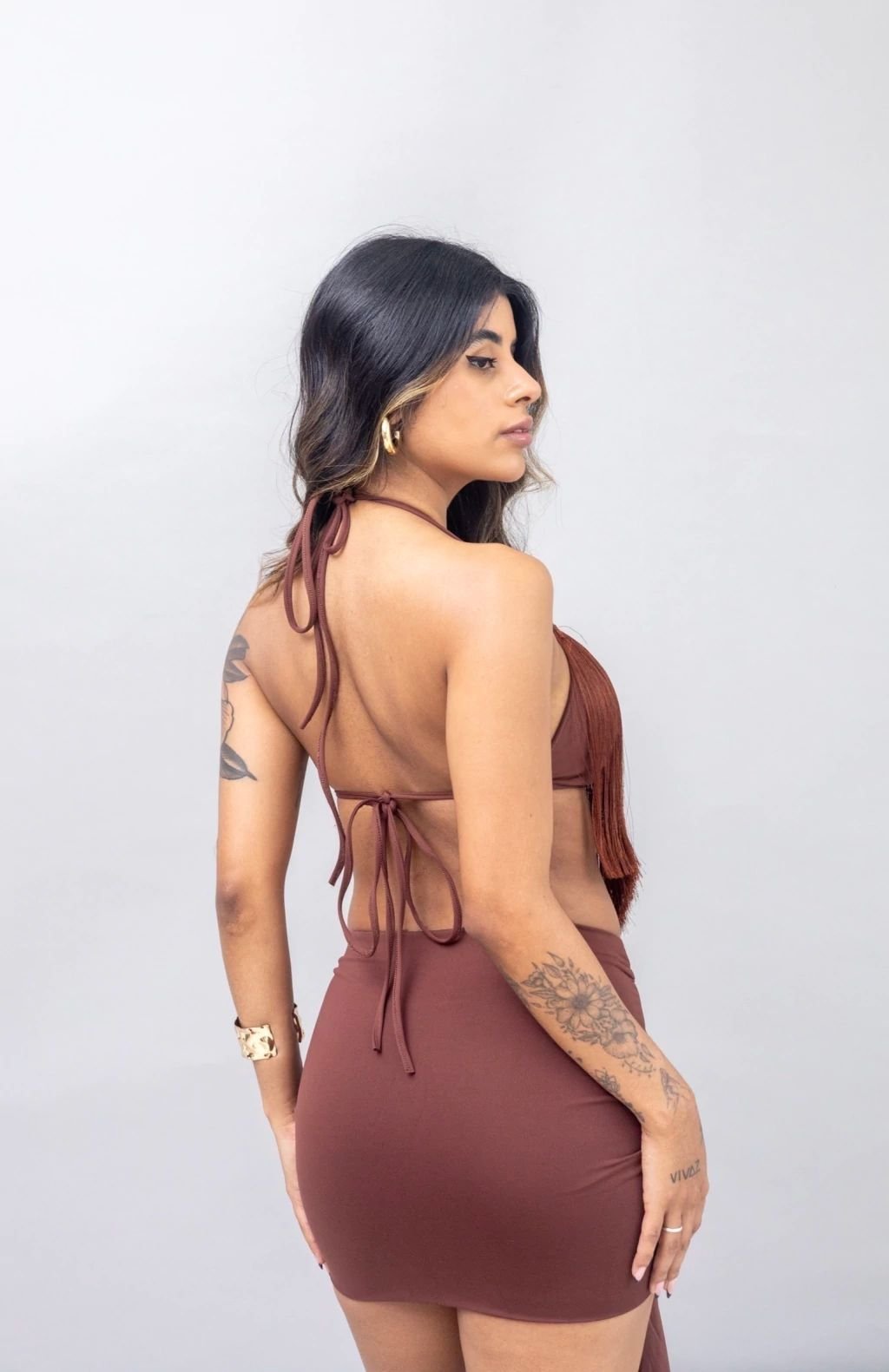 Cropped Top Franjas Valen - Imagem 4