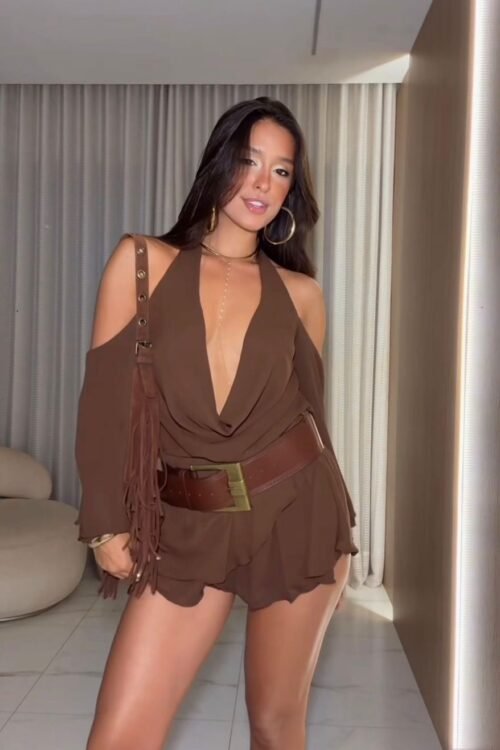 Vestido/macaquinho Chiffon Cristina