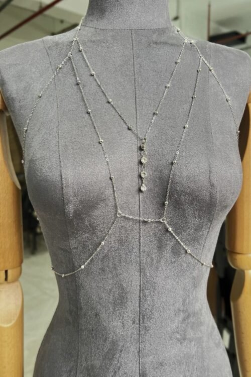 Body Chain Colar Prata