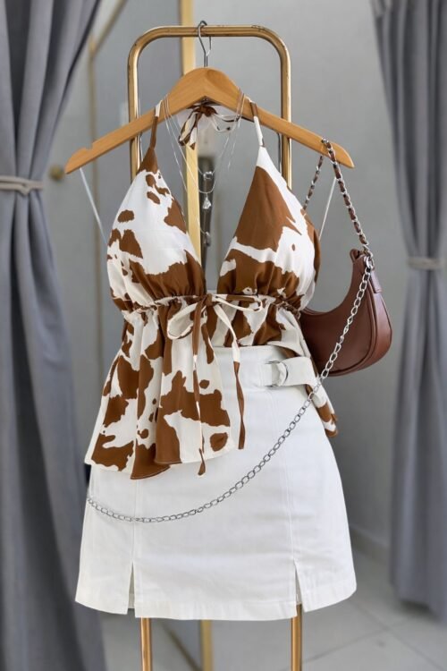 Saia/shorts Fivelinha Branca