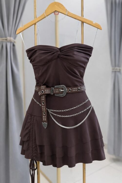 Conjunto de Saia/shorts + Tomara Que Caia