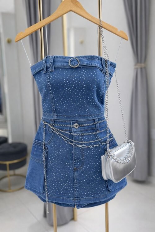 Cinto Corrente 4 Camadas Prata Lilian