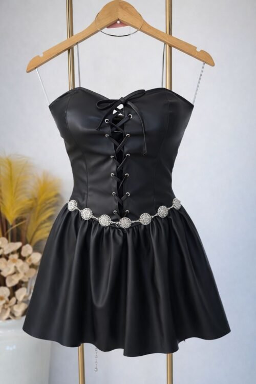 Vestido Courino July Preto