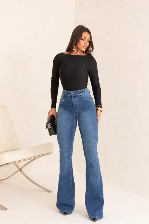 Calça Jeans Carmen Flare Lian