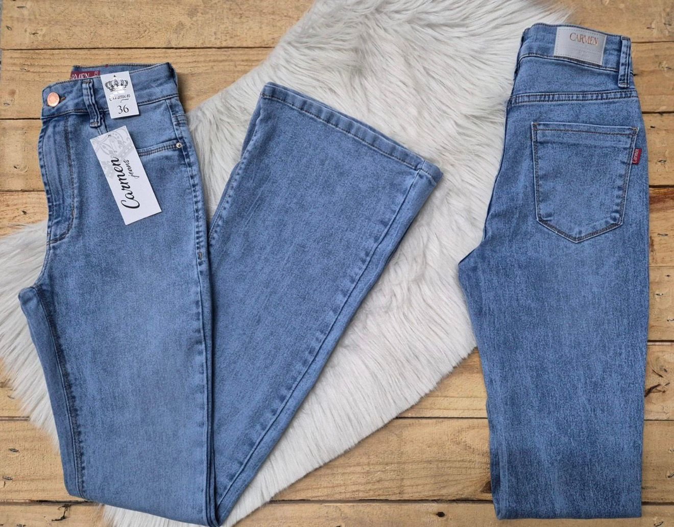 Calça Jeans Carmen Flare Clara